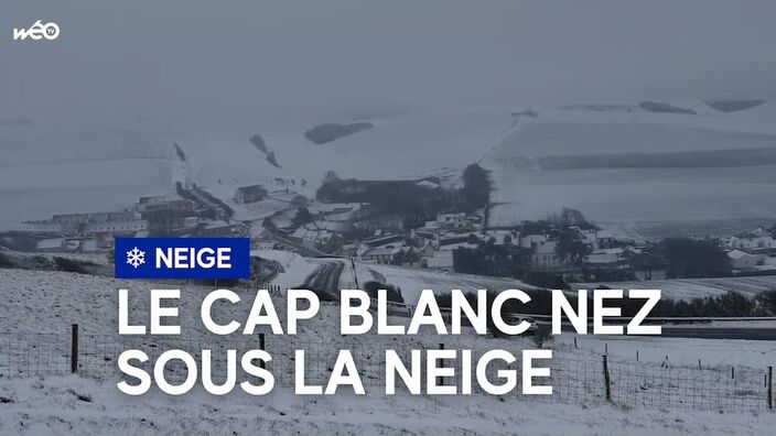 Le Blanc Nez sous la neige.